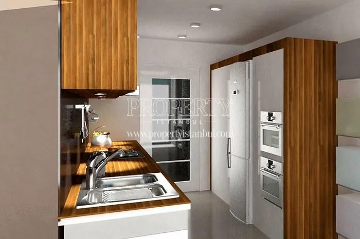 One of the kitchens in Isin Residence