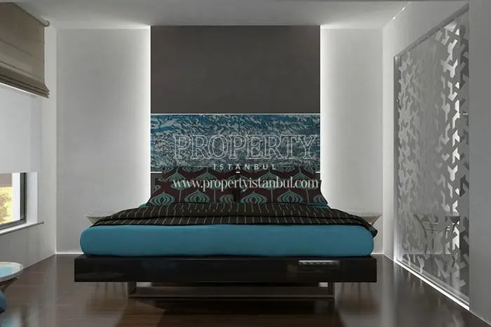 The bedroom in Isin Residence