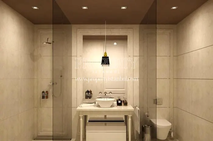 White well-designed bathroom in Istanbloom