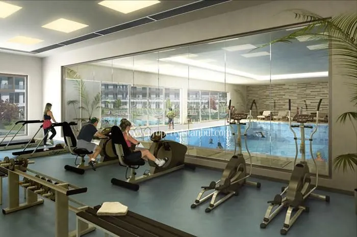 The gym in Istanbul Lounge 2
