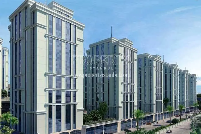 Istanbul Prestij Park buildings view from the front side