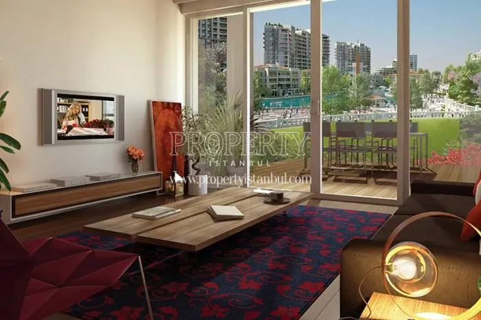 One of the living rooms in Istanbul Saraylari