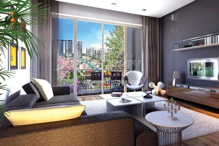 One of the living rooms in Istanbul Saraylari