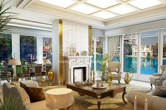 Luxury living rooms in Istanbul Saraylari