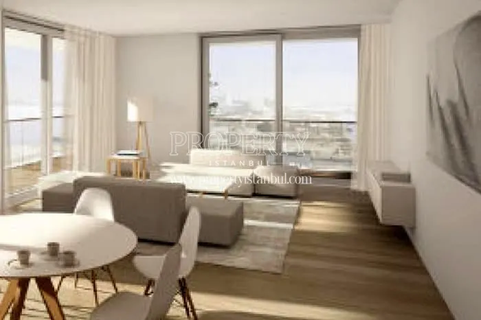 White living room in the Istanbulensis project