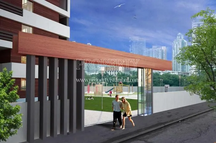 The entrance of the Istanbulensis compound for the residents