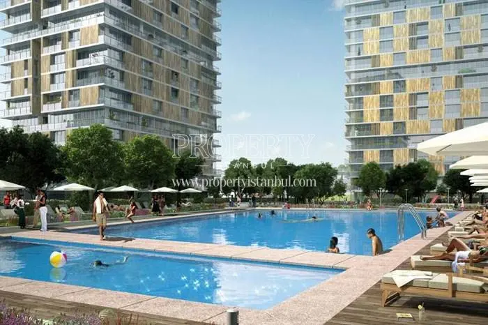 Istwest residents swimming in the compound pool