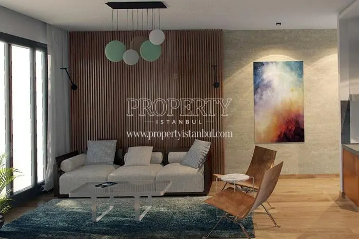 One of the living rooms in Iva Suites Kagithane