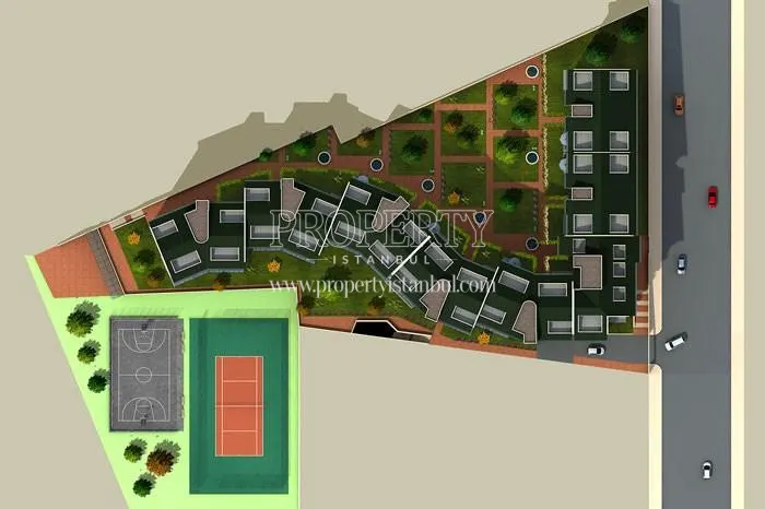 The layout plan of Kagithane 7000