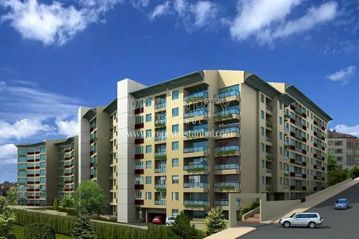The entrance of the Kagithane 7000 compound