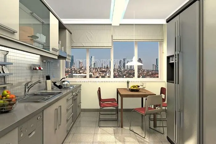 One of the kitchens in Kagithane 7000