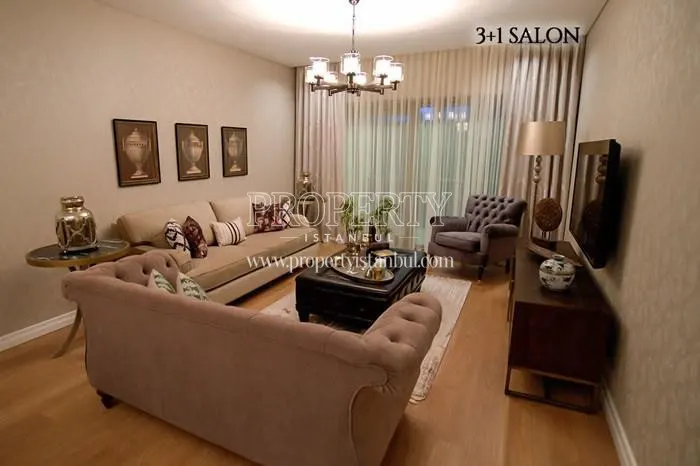 One of the living rooms in Kameroglu Metrohome Residence