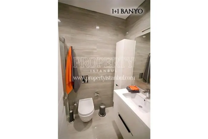 Small bathroom in Kameroglu Metrohome Residence
