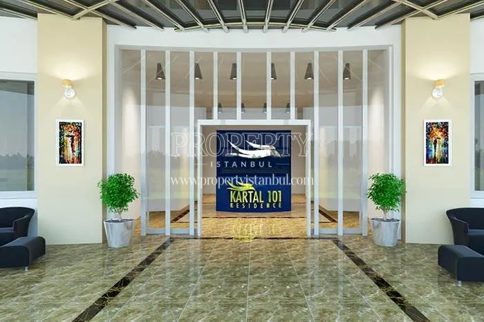 The reception of Kartal 101 Residence