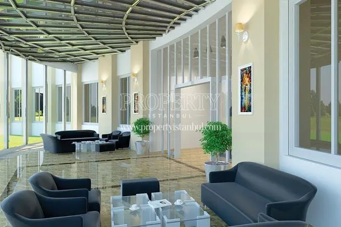 The lobby in Kartal 101 Residence