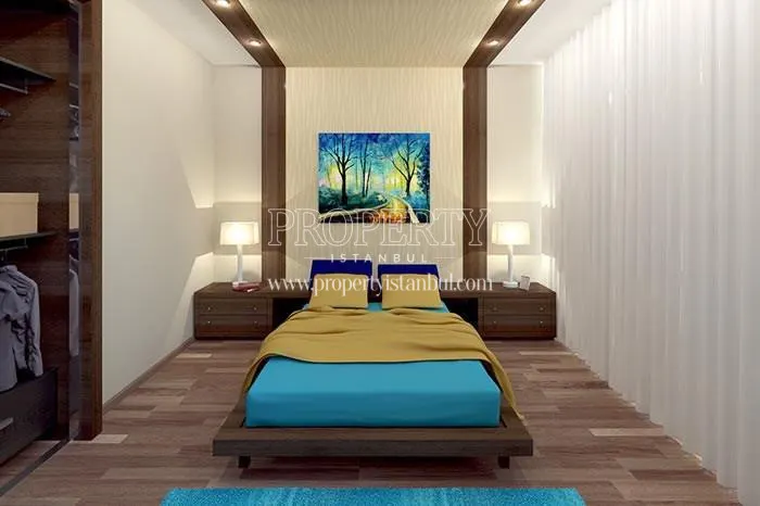 One of the master bedrooms in Kartal 101 Residence