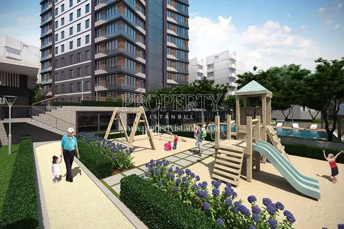 Playground for children in the Kartallife Atalar project