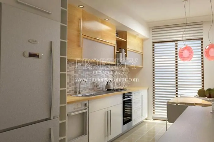 One of the kitchens in Kayacity Residence