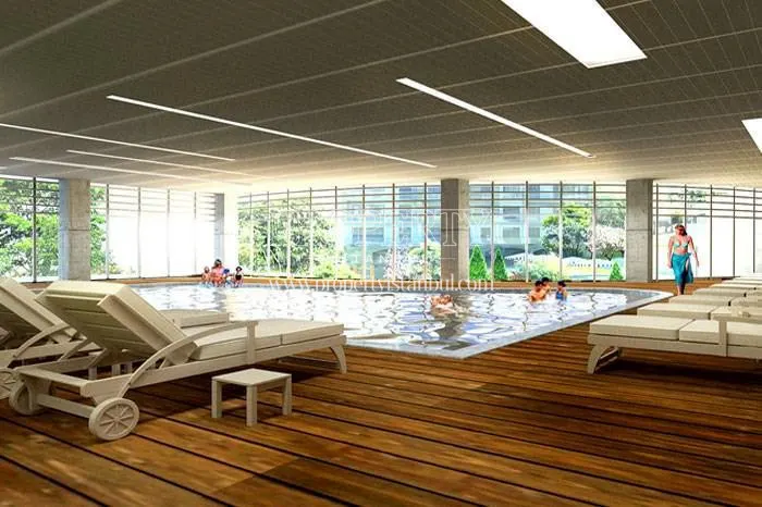 The indoor swimming pool of Kayacity Residence