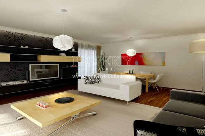 One of the living rooms in Kayacity Residence