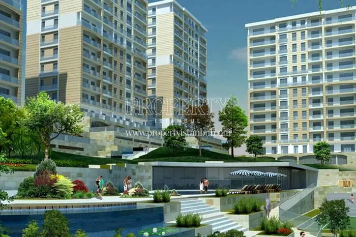 The landscape area in Kayacity Residence