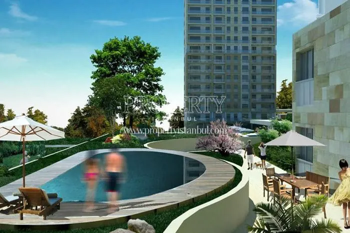 The indoor swimming pool of Kayacity Residence