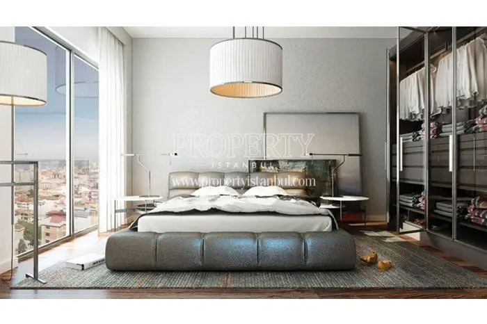 One of the master bedrooms in Kayim Rezidans