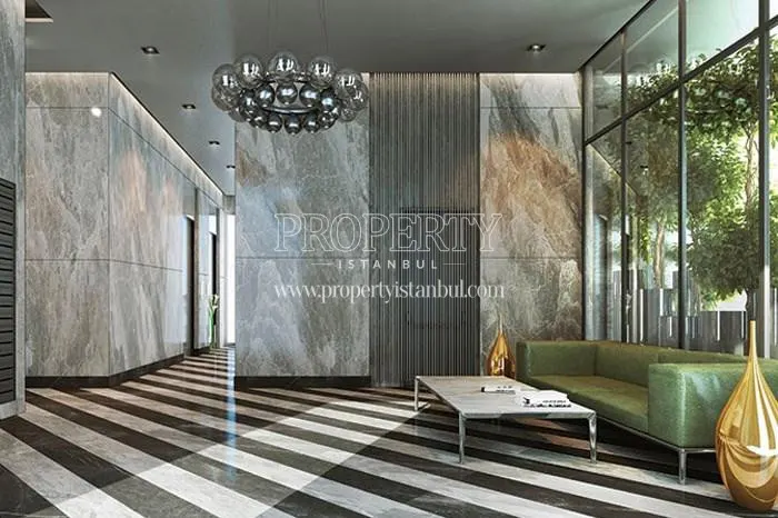 The lobby of Kayim Rezidans