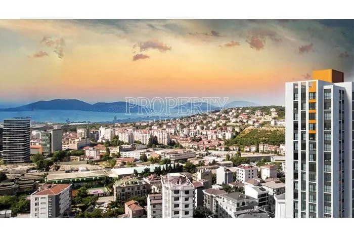 Kayim Rezidans with a fantastic sea and city view