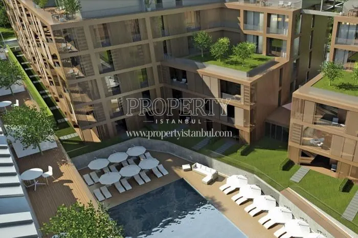 Outdoor swimming pool in Kemerlife 23