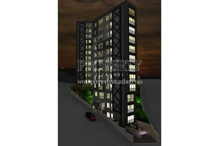 Kent Kagithane project view at night