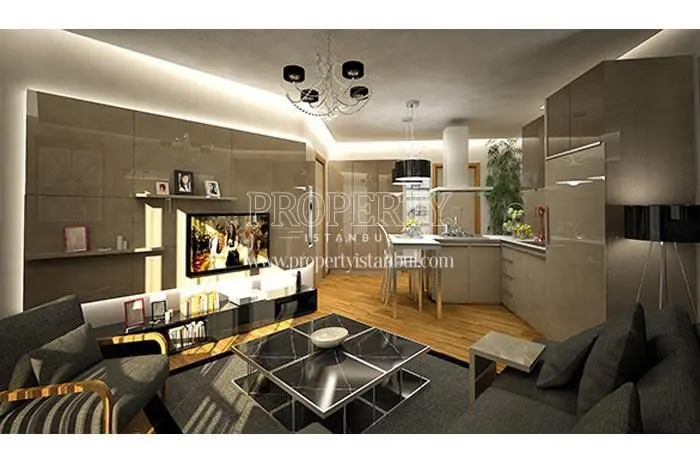 One of the living rooms in Kent Kagithane