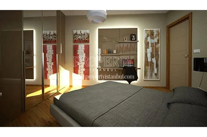 One of the bedrooms in Kent Kagithane