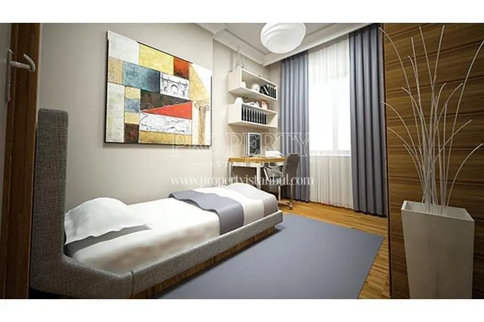 One of the bedrooms in Kent Kagithane