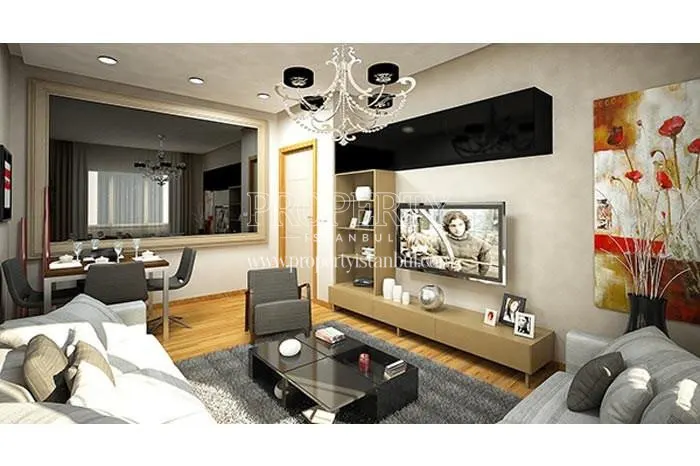 One of the living rooms in Kent Kagithane