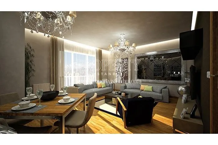 One of the living rooms in Kent Kagithane