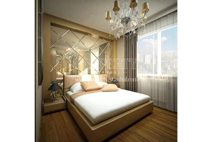 One of the master bedrooms in Kent Kagithane