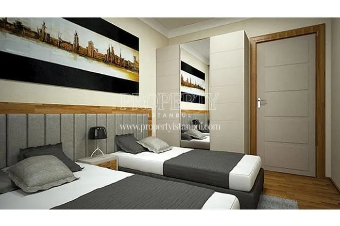 One of the bedrooms in Kent Kagithane