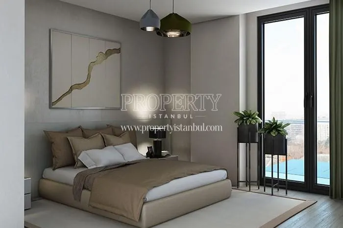 One of the small master bedrooms in Kent Residence