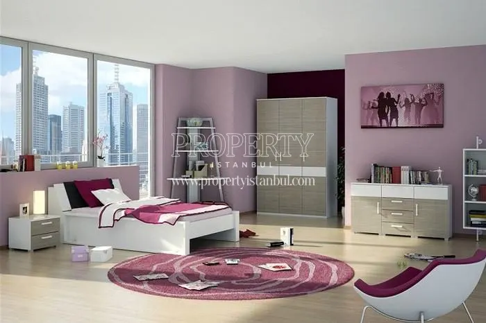 A bedroom in Kestane Park Evleri