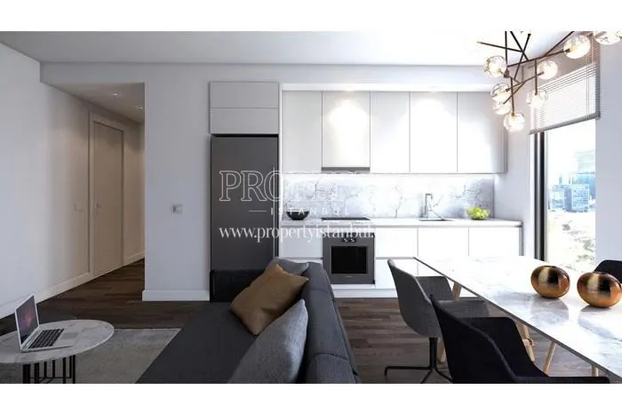 One of the apartments in Keten Papilio Bomonti