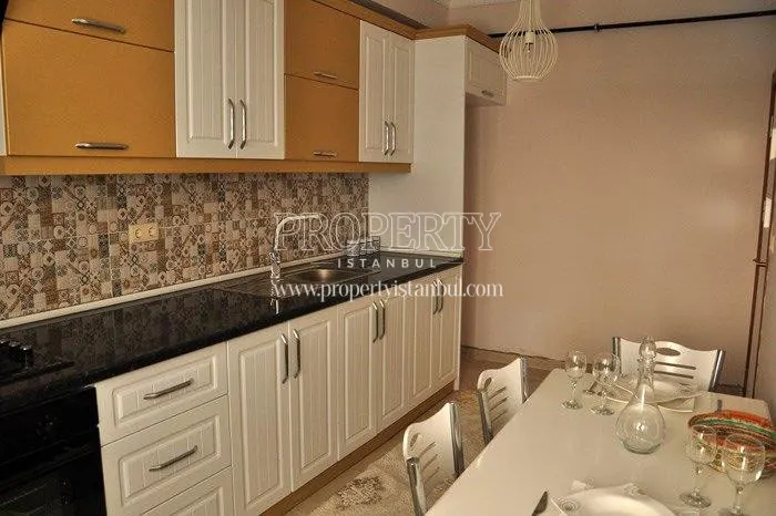 The white kitchen in Kilic Kent