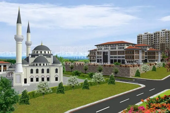 The mosque in Kiptas Hadimkoy Konutlari 3. Etap