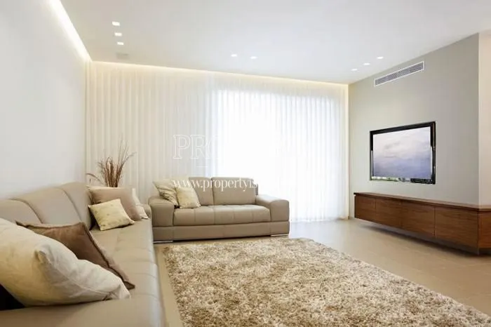One of the living rooms in Kiptas Hadimkoy Konutlari 3. Etap