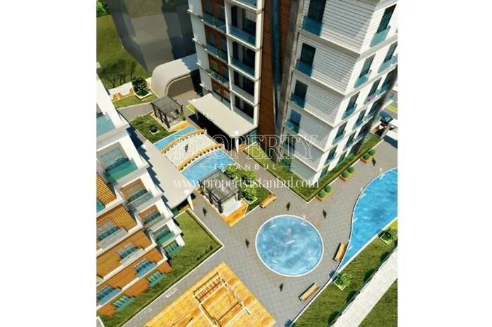 Kirazli Bahce compound view from above