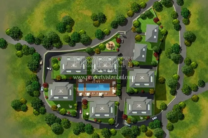 Panoramic view of the Kirkkonak Tarabya project
