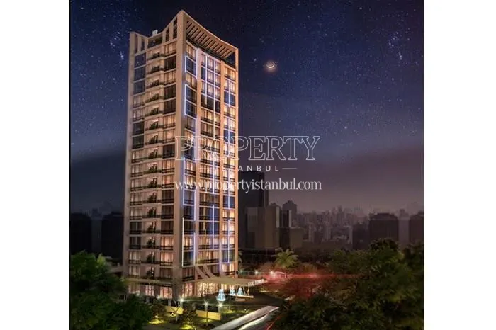 Koc Tower at night