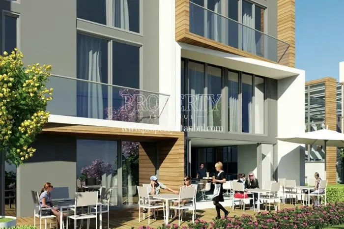 The cafe in the Kontek Duet compound