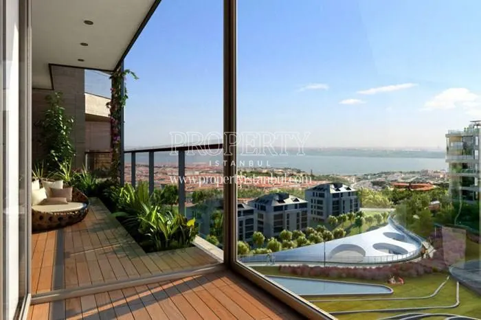 The sea view from the Koru Florya compound