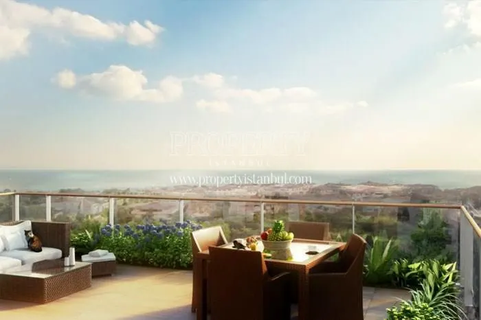 Amazing sea view from one of the balconies in Koru Florya